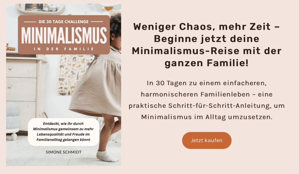 Minimalismus Challenge